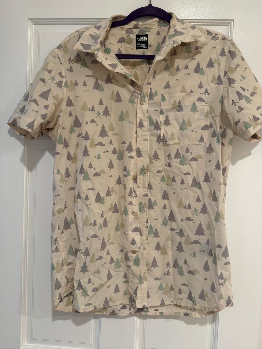 The North Face Men’s Short-Sleeve Tree Print Shirt